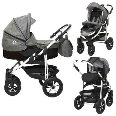 Test et avis Poussette combinée 3 en 1 Black & White