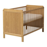 Avis Lit bébé à barreaux 60×120 Leksvik